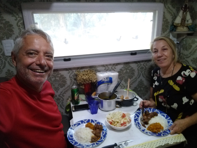 Entrada no Uruguai e camping Fortaleza 004