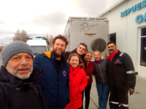 22-05-2019 - Partida. Nosso amigos da cidade de perito Moreno